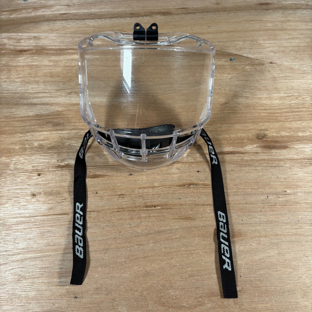 Bauer Concept 3 Senior Hockey Full Face Shield Clear Visor Anti-Scratch Sr